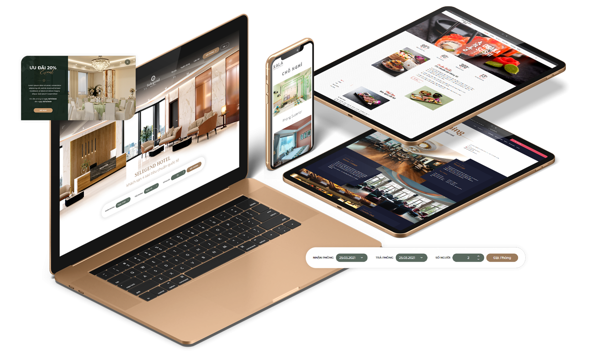 Thiết kế website khách sạn