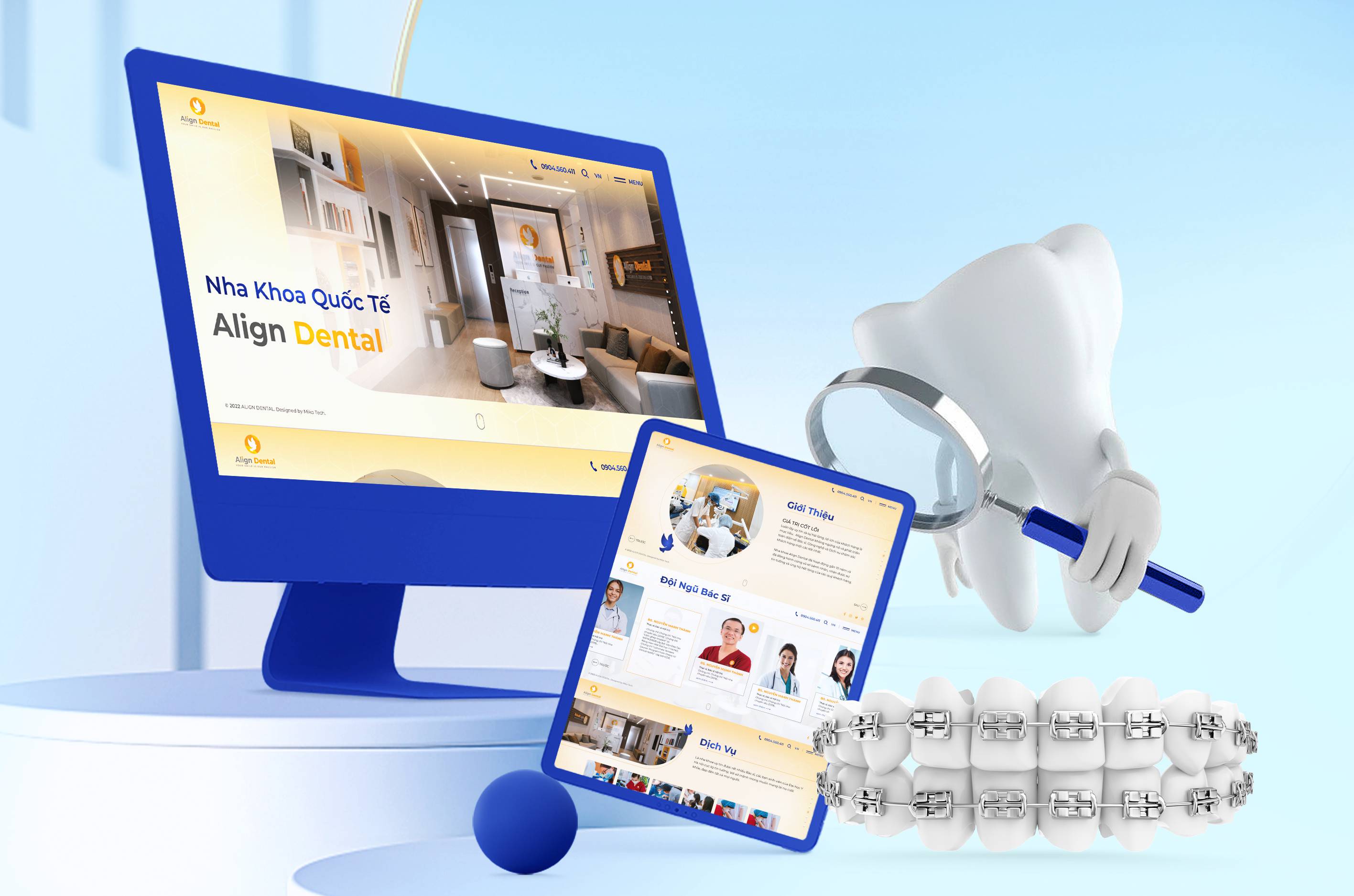 DỊCH VỤ CHĂM SÓC SỨC KHỎE RĂNG MIỆNG TẠI WEBSITE ALIGN DENTAL